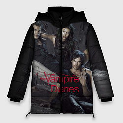 Куртка зимняя женская Дневники вампира, цвет: 3D-светло-серый