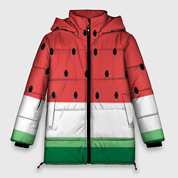 Куртка зимняя женская Сочный арбуз, цвет: 3D-светло-серый