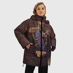 Куртка зимняя женская Александр III Миротворец, цвет: 3D-черный — фото 2