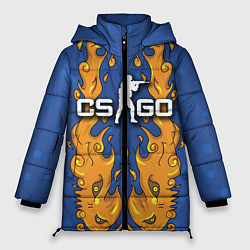 Куртка зимняя женская CS:GO Fire Elemental, цвет: 3D-черный
