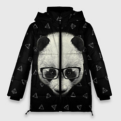 Куртка зимняя женская Умная панда, цвет: 3D-светло-серый