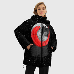 Куртка зимняя женская Красная шапочка, цвет: 3D-черный — фото 2