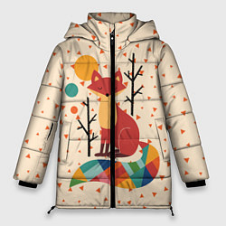 Женская зимняя куртка Осенняя лисичка