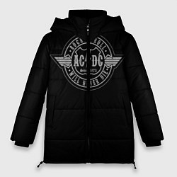 Куртка зимняя женская AC/DC: Will never die, цвет: 3D-светло-серый