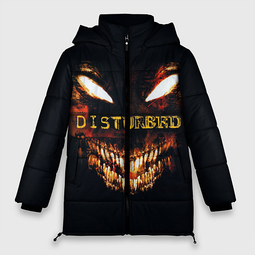 Женская зимняя куртка Disturbed Demon / 3D-Светло-серый – фото 1