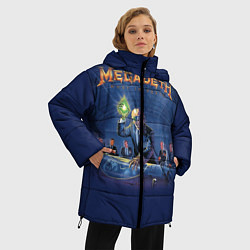 Куртка зимняя женская Megadeth: Rust In Peace, цвет: 3D-светло-серый — фото 2