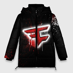 Куртка зимняя женская FaZe Clan: Black collection, цвет: 3D-светло-серый