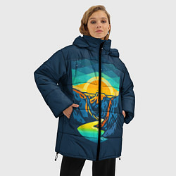 Куртка зимняя женская Гранд Каньон, цвет: 3D-черный — фото 2
