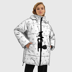 Куртка зимняя женская Милый лисенок, цвет: 3D-черный — фото 2