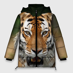 Куртка зимняя женская Рык тигра, цвет: 3D-черный