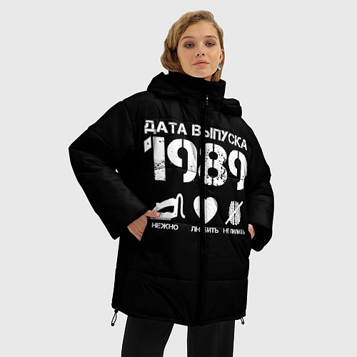 Женская зимняя куртка Дата выпуска 1989 / 3D-Красный – фото 3