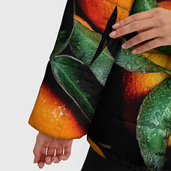 Куртка зимняя женская Мандаринчики, цвет: 3D-черный — фото 2