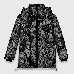 Куртка зимняя женская Zombie rush, цвет: 3D-черный