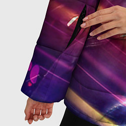 Куртка зимняя женская Cyberpank 2077, цвет: 3D-черный — фото 2