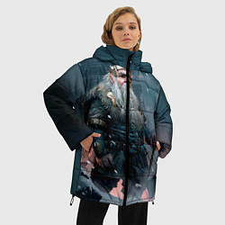 Куртка зимняя женская Witcher gwent 7, цвет: 3D-черный — фото 2