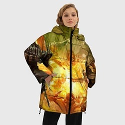 Куртка зимняя женская Destiny 2, цвет: 3D-красный — фото 2
