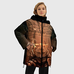 Куртка зимняя женская Довакин, цвет: 3D-светло-серый — фото 2