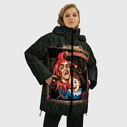 Куртка зимняя женская Как в старой сказке, цвет: 3D-черный — фото 2