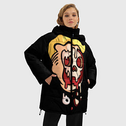 Куртка зимняя женская Vault boy: Kamikaze, цвет: 3D-черный — фото 2