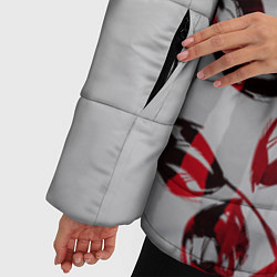 Куртка зимняя женская Depeche Mode: Red Rose, цвет: 3D-черный — фото 2