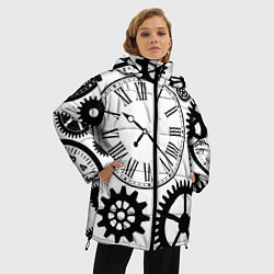 Куртка зимняя женская Время не ждет, цвет: 3D-черный — фото 2
