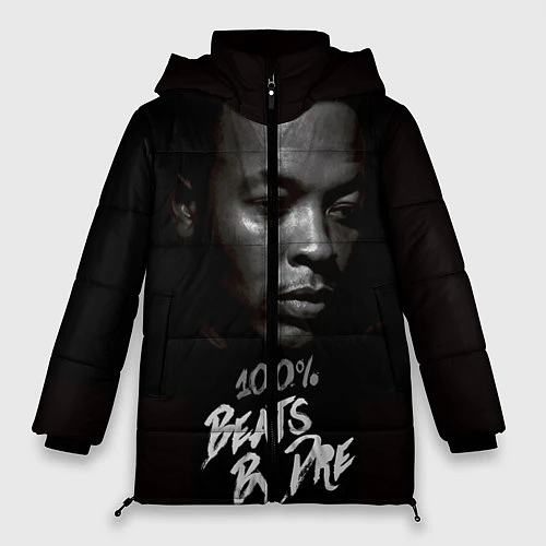 Женская зимняя куртка Dr. Dre: 100% Beats / 3D-Светло-серый – фото 1