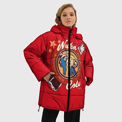 Куртка зимняя женская Fallout: Nuka Cola, цвет: 3D-красный — фото 2