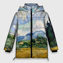 Куртка зимняя женская Ван Гог Картина, цвет: 3D-светло-серый