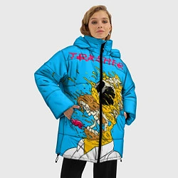 Куртка зимняя женская Trasher Homer, цвет: 3D-черный — фото 2