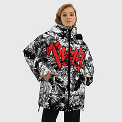Куртка зимняя женская Berserk, цвет: 3D-светло-серый — фото 2