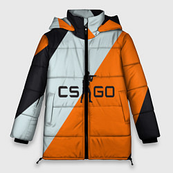 Куртка зимняя женская CS:GO Asiimov Lines, цвет: 3D-красный