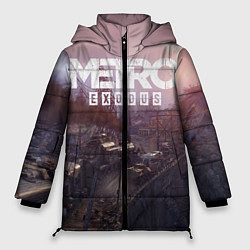 Куртка зимняя женская Metro Exodus, цвет: 3D-светло-серый