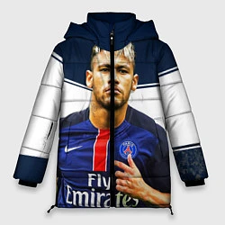 Куртка зимняя женская Neymar: Fly Emirates, цвет: 3D-светло-серый