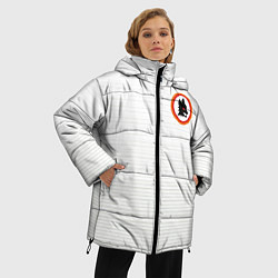 Куртка зимняя женская A S Roma - WHITE N 98 NEW 2022, цвет: 3D-красный — фото 2