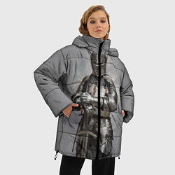 Куртка зимняя женская Рыцарь, цвет: 3D-светло-серый — фото 2