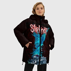 Куртка зимняя женская Орел группа Slipknot, цвет: 3D-черный — фото 2