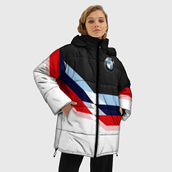 Куртка зимняя женская BMW M SPORT, цвет: 3D-светло-серый — фото 2