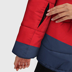 Куртка зимняя женская Bayern Munchen - Red-Blue FCB 2022 NEW, цвет: 3D-черный — фото 2