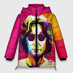 Женская зимняя куртка Джон Леннон: фан-арт