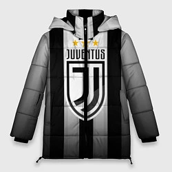Куртка зимняя женская Juventus FC: New logo, цвет: 3D-светло-серый