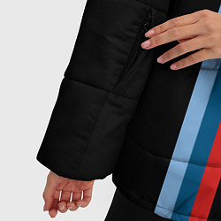 Куртка зимняя женская BMW BLACK COLLECTION БМВ, цвет: 3D-черный — фото 2