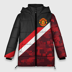Куртка зимняя женская Man UTD FC: Sport Camo, цвет: 3D-черный