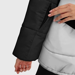 Куртка зимняя женская FC Juventus: Sport Geometry, цвет: 3D-черный — фото 2