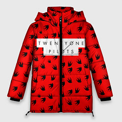 Куртка зимняя женская 21 Pilots: Red Style, цвет: 3D-красный