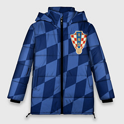 Куртка зимняя женская Сборная Хорватии, цвет: 3D-черный