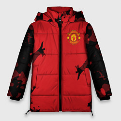 Куртка зимняя женская FC Manchester United: Red Original, цвет: 3D-черный