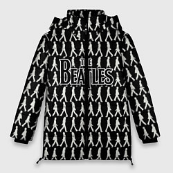 Куртка зимняя женская The Beatles, цвет: 3D-черный