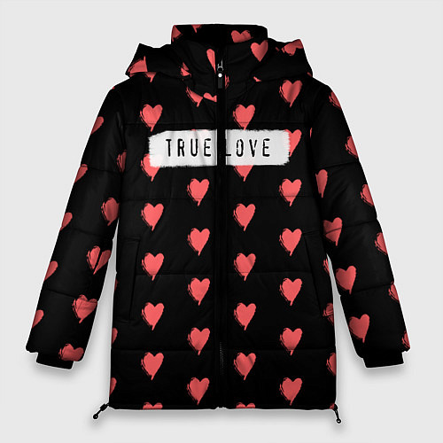 Женская зимняя куртка True Love / 3D-Светло-серый – фото 1