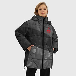 Куртка зимняя женская MITSUBISHI SPORT, цвет: 3D-черный — фото 2