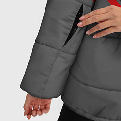 Куртка зимняя женская BMW BRAND COLOR, цвет: 3D-красный — фото 2